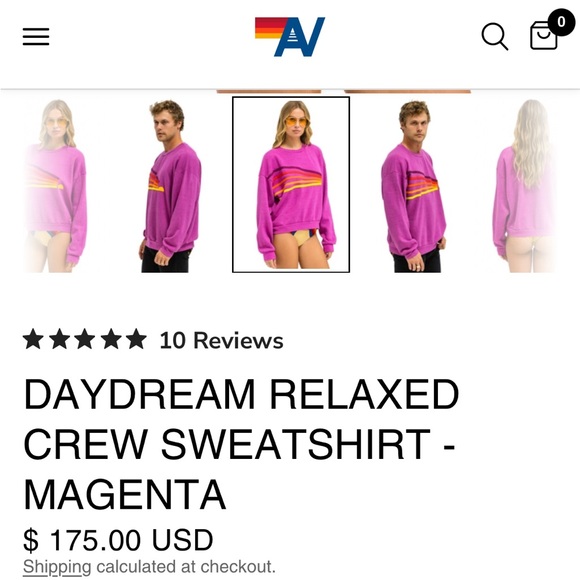 Aviator Nation Daydream Relaxed Crew Sweatshirt - Picture 2 of 6